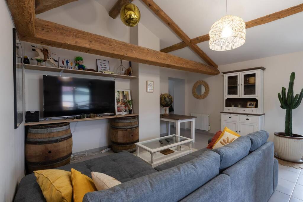 Апартаменти Cabana & Vue Sur Les 2 Roches Charnay-les-Macon Екстер'єр фото